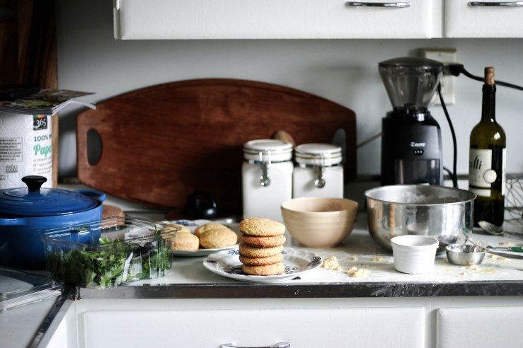 Lemon Cornmeal Biscuits